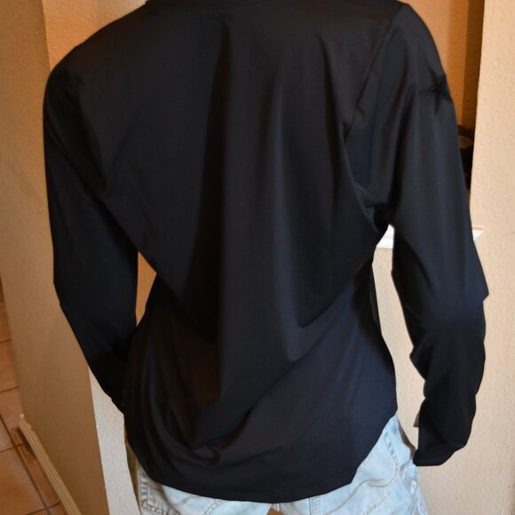 Women's Nike Dallas Cowbo Long Sleeve Pull over black Top Size Med - Lg NWT - Picture 13 of 16